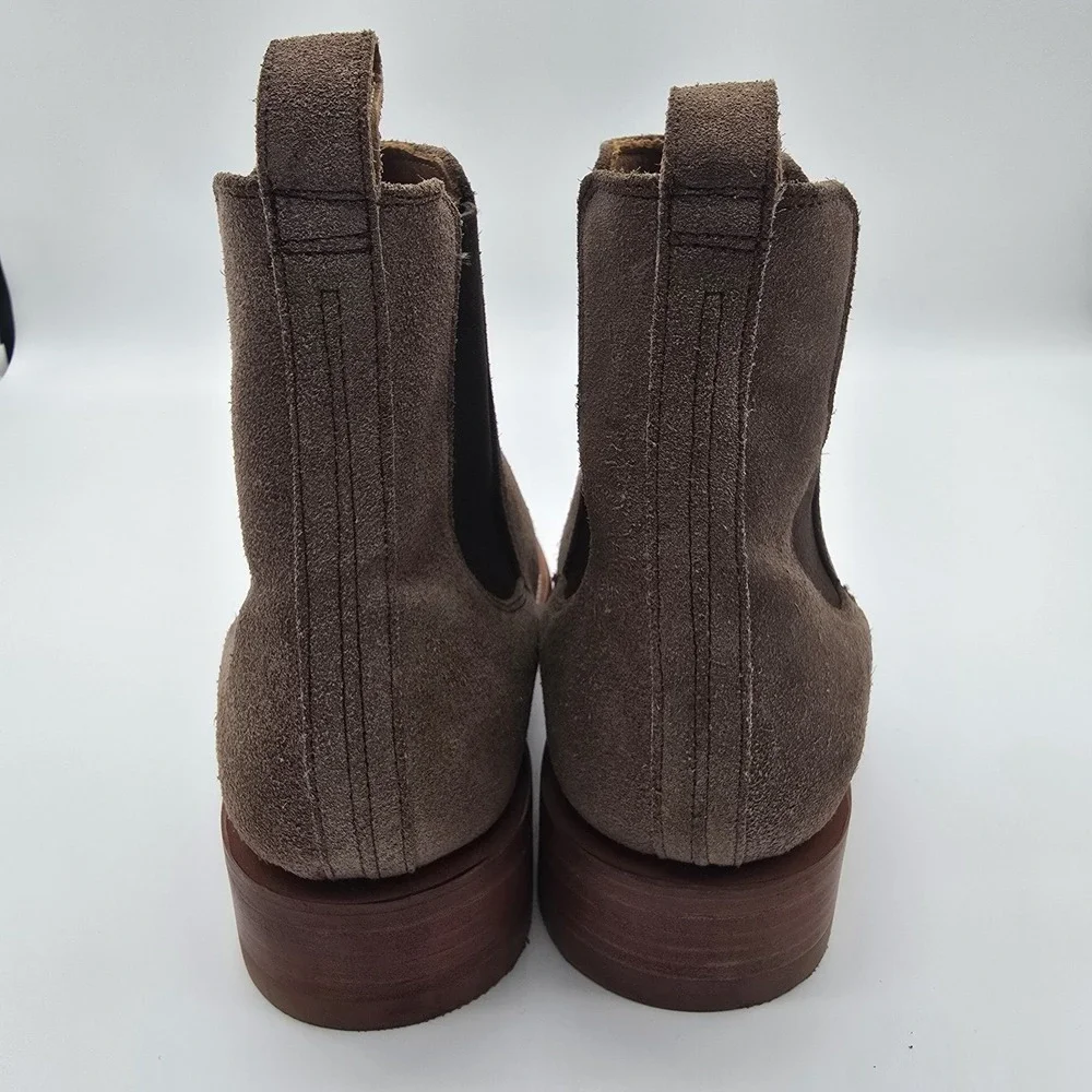 Freebird Palmer Chelsea Boots Taupe Suede Leather Men's Size 12 Made in Mexico